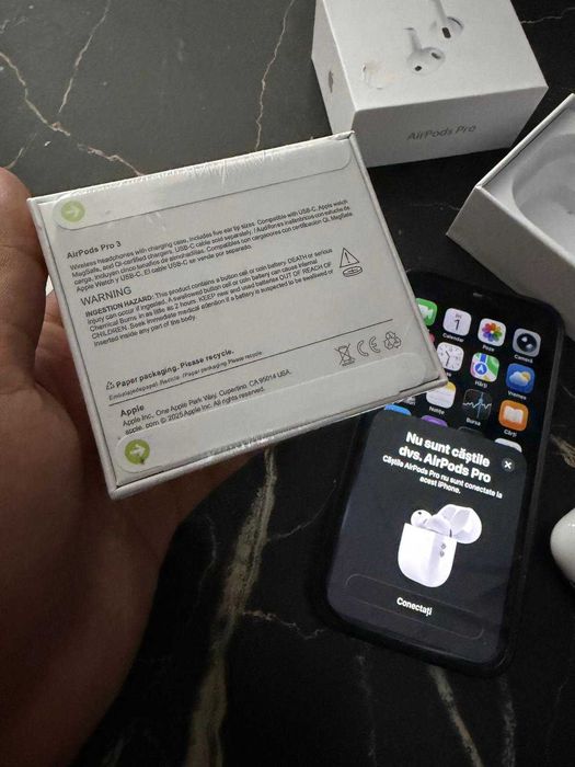 Casti Apple AirPods Pro 3  | ANC Activ | iPhone Android