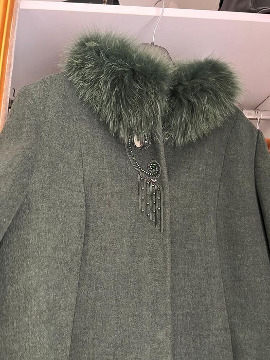 Palton de iarna verde