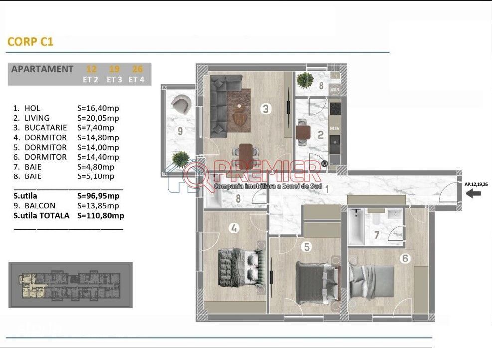 Apartament 4 camere premium Metalurgiei OFERTA DE LANSARE