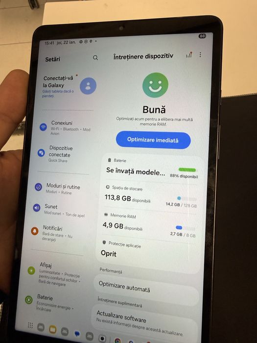 Samsung Galaxy Tab A9 8.7” 8GB RAM 128GB WiFi Impecabilă