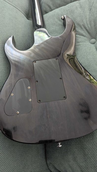 Chitara DBZ Diamond Halcyon - Zoltan Bathory Signature Black Moonrise + Case Fender FE620