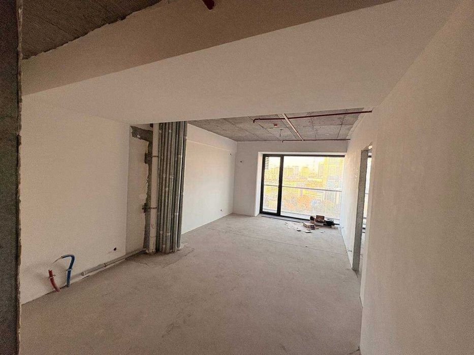 ЖК NRG U-Tower, 3 комнаты, 83 м², коробка, высокий этаж