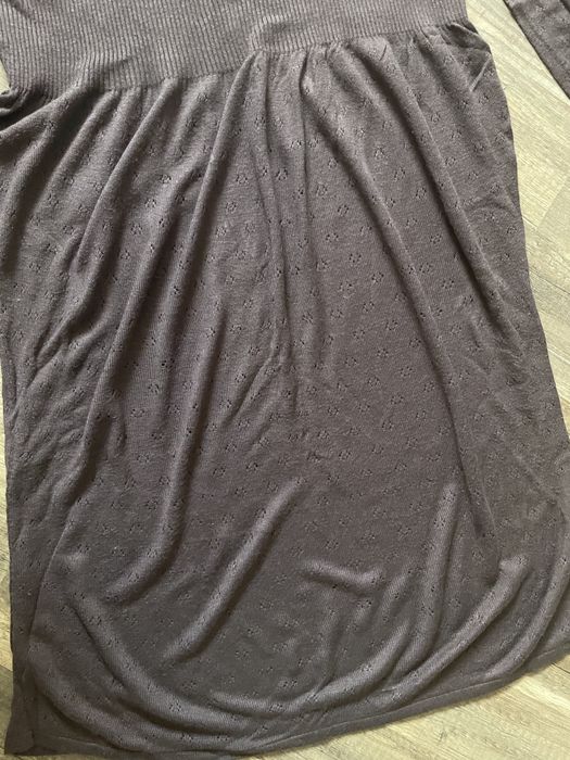 Кафява рокля плетиво