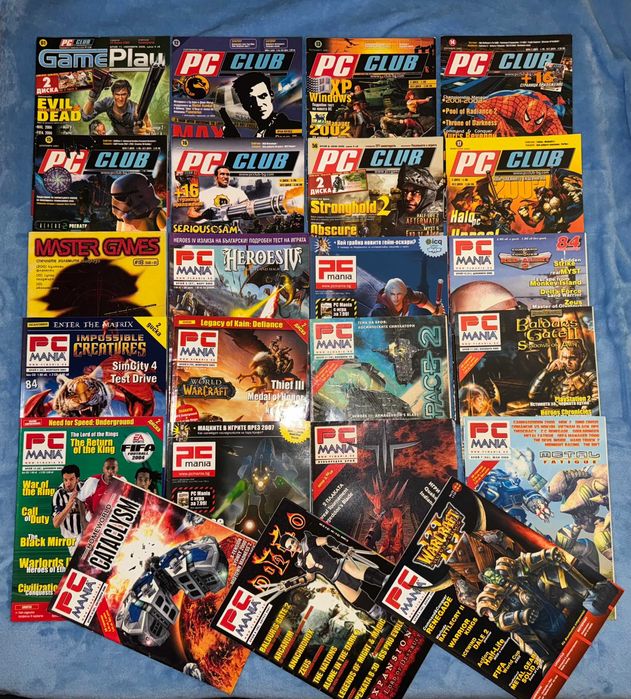 Gamers Workshop и PC Mania Списания