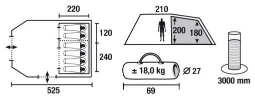 Палатка для кейпинга