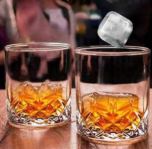 Комплект за уиски с шише, кристал