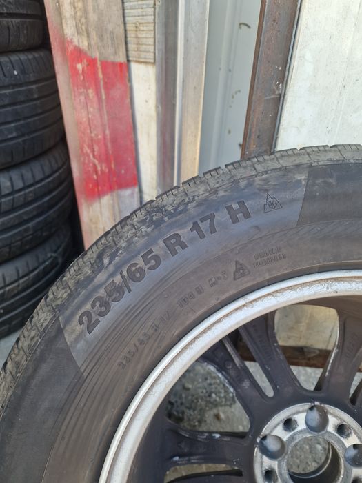 Set Glc complet Jante Aliaj 17Mercedes OEM Cu Anvelope Iarna 235 65 17