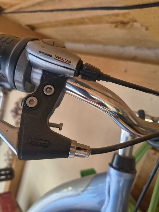 Bicicleta din aluminiu