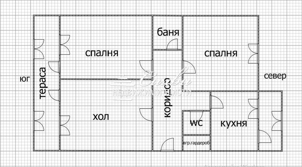 Тристаен апартамент с площ от 77 кв.м.- кв. Тракия