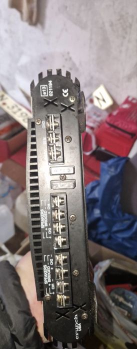 Усилвател Crunch Blackmaxx MXB-1500 – Мощен авто усилвател