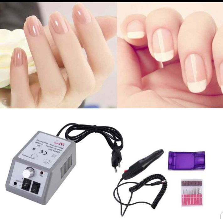 Freza pila profesionala unghii Mercedes-2000 12W 20000RPM roz/gri