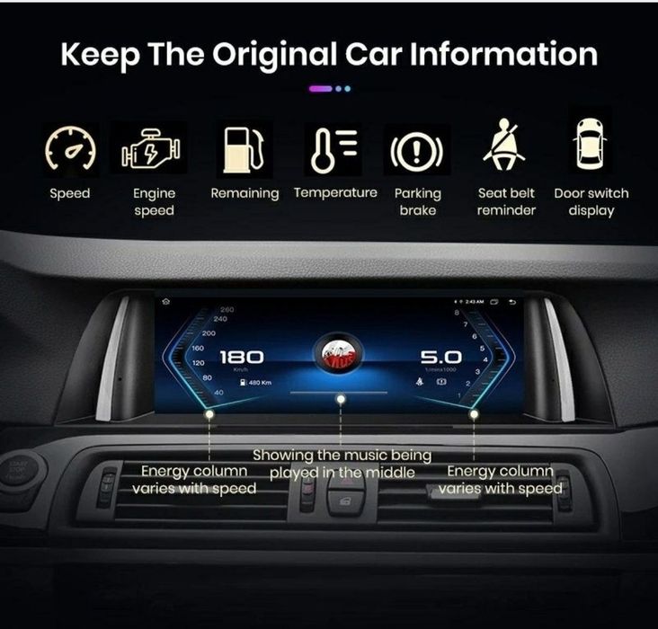 Navigatie Android dedicata BMW Seria 5 F10, F11 (2011-2016)