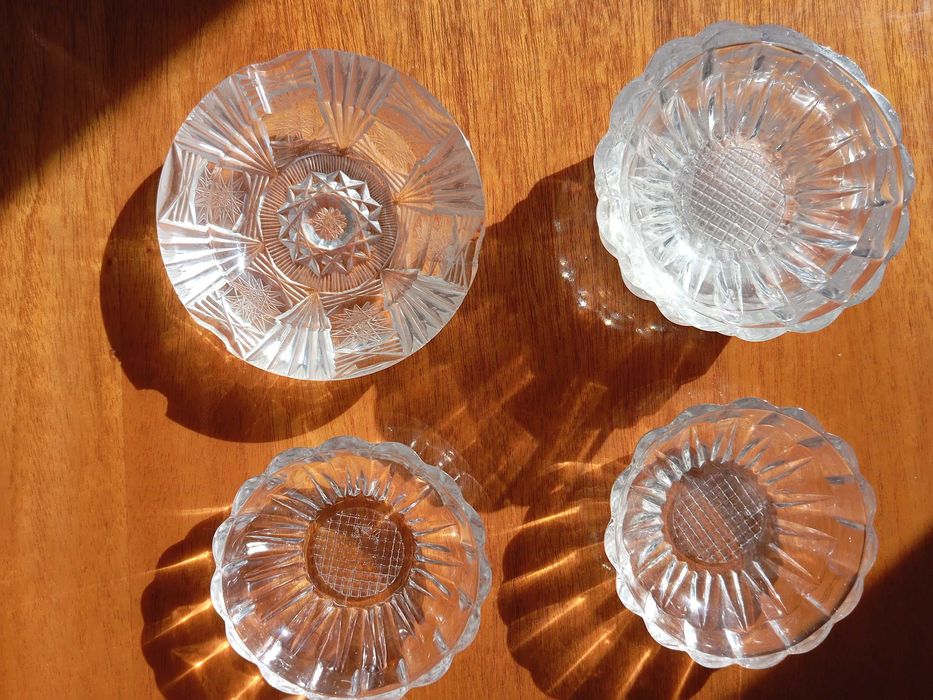 Посуда хрустальная советская.