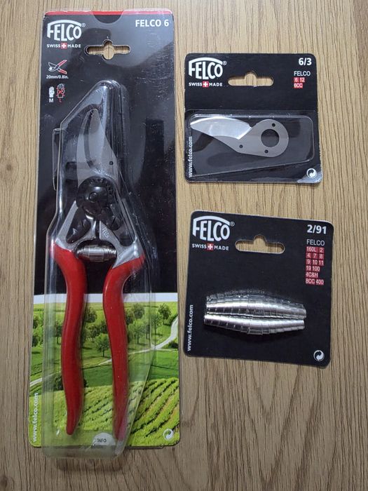 Foarfeca pentru gradina Felco nr 6 + lama de rezerva si arcuri