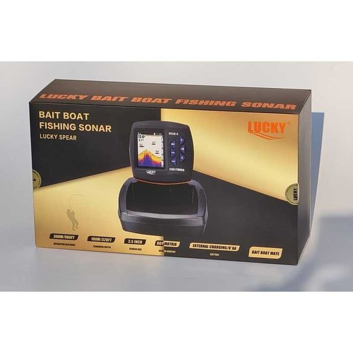 Sonar pescuit plantat Lucky Wireless 500 Metri Nou