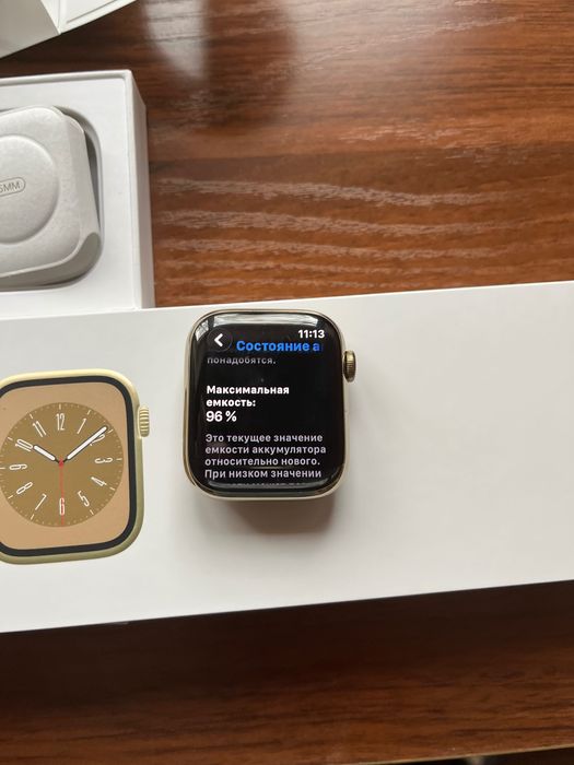 Apple Watch 8-45 LTE сапфировое стекло