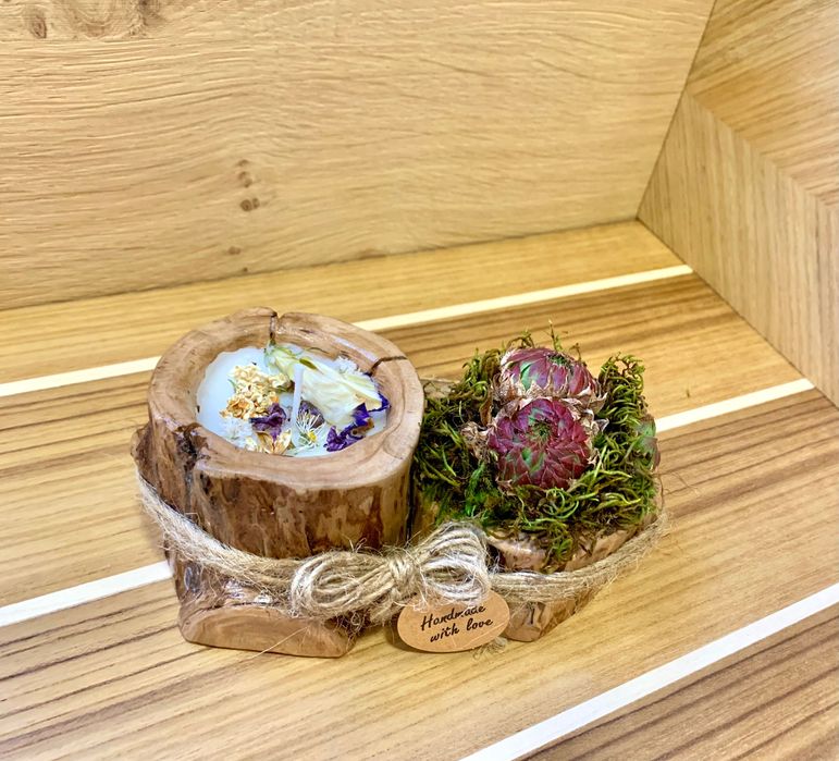 Ръчно изработен соеви свещи