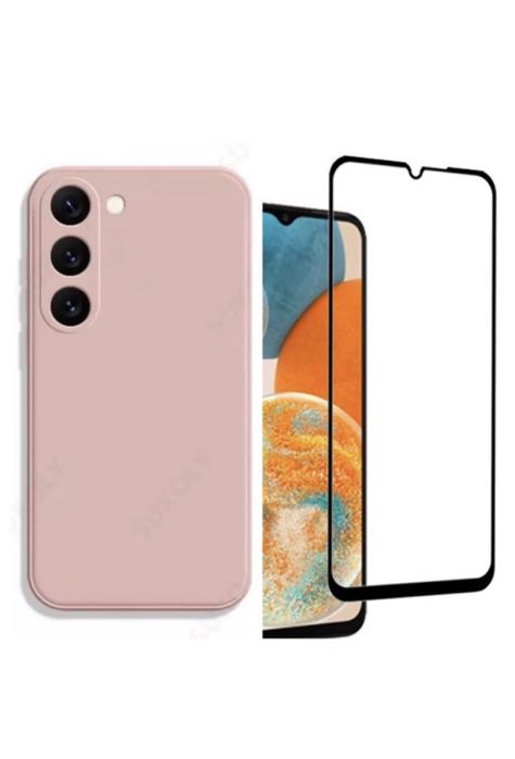 Samsung A14/A16/A34/A54/A55/A56/A57 Husa Tpu X LEVEL Soft+Folie Sticla 21D