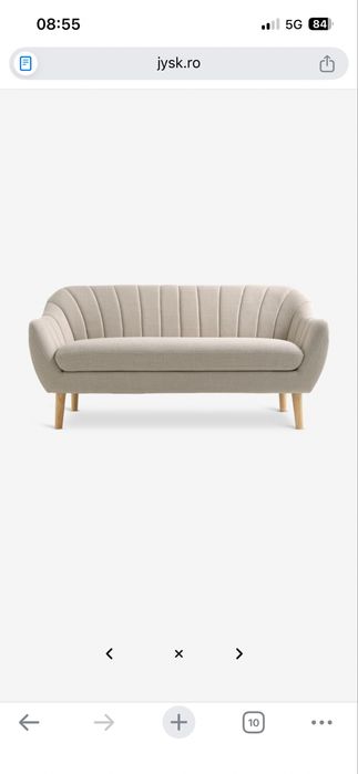 Vand canapea bej jysk