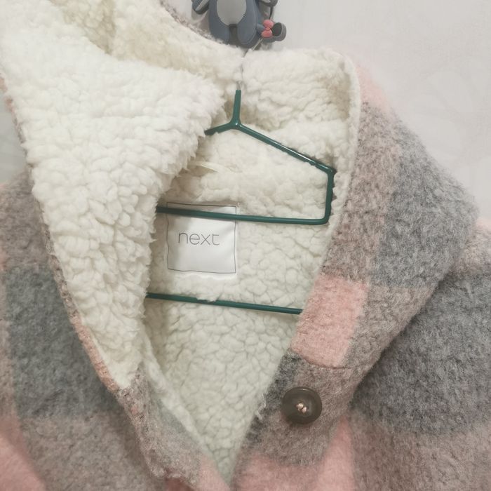 Haina / blanita palton fete marca Next 9 ani