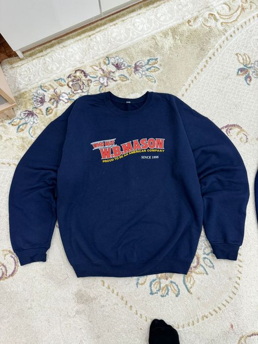 Парные свитшот синий