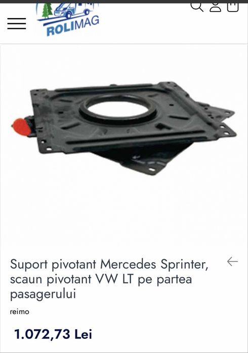 Suport de scaune rotative Sprinter/LT