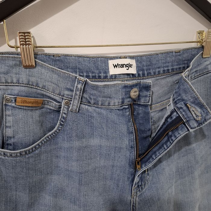 Blugi Wrangler denim jeans mărimea W36 L30, bumbac, bărbați