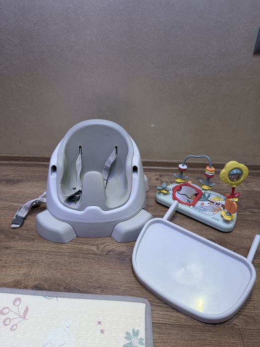 Mamas & Papas Столче за хранене Baby Bug - Pebble Grey