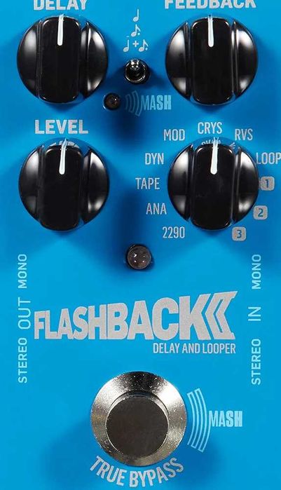 Ефект за китара TC Electronic Flashback 2 Delay Pedal, MASH технология