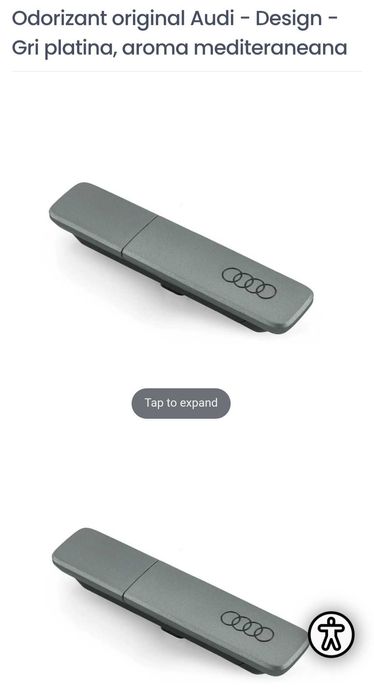 Odorizant Auto Audi original/Spray curățare ecran tactil