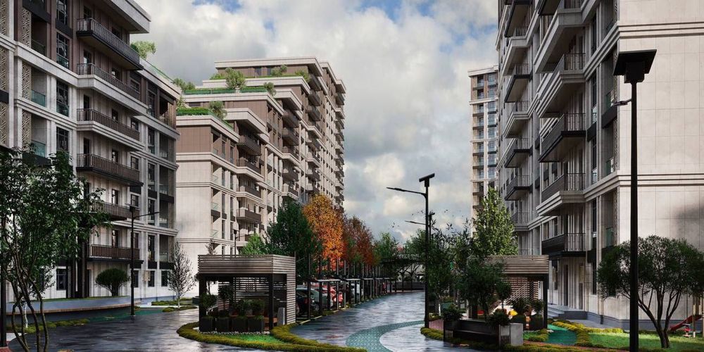 ЖК Istambul City , 2-х комнатная квартира , 60м2, вид на речку.
