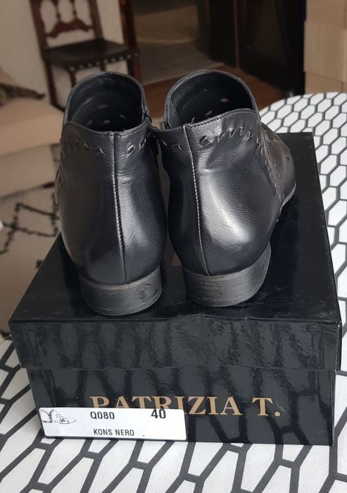 Botine piele naturală, made in Italy