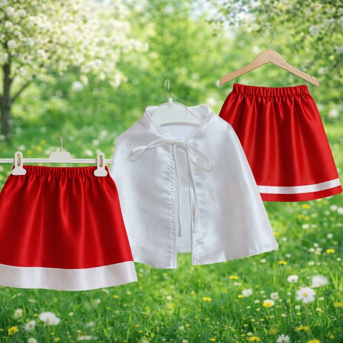 „Детски дрехи за 3 март – бяло, зелено, червено (3–6 г.)“