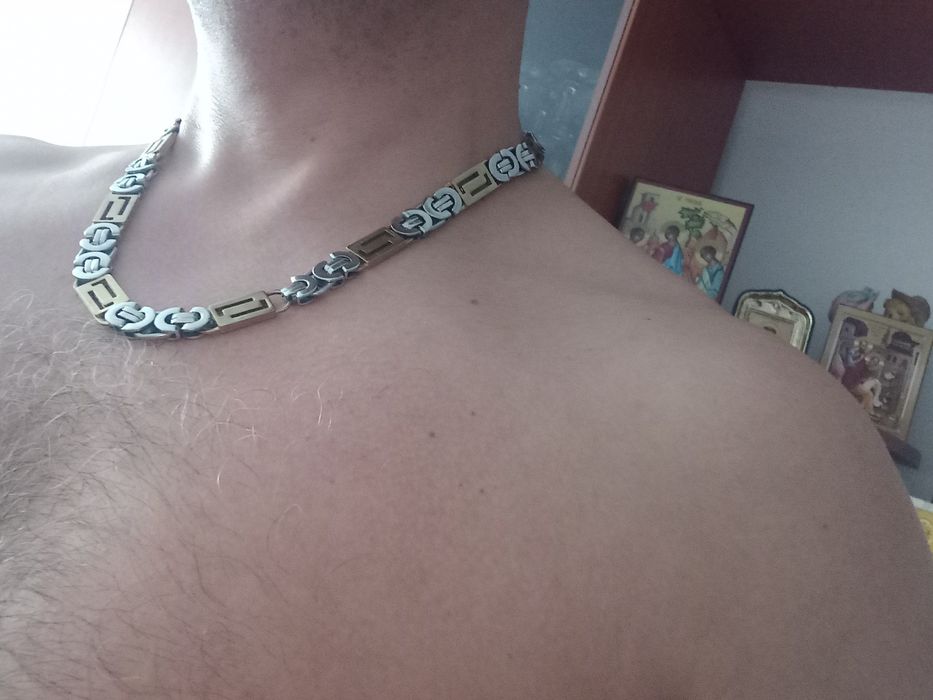 Lant inox și galben