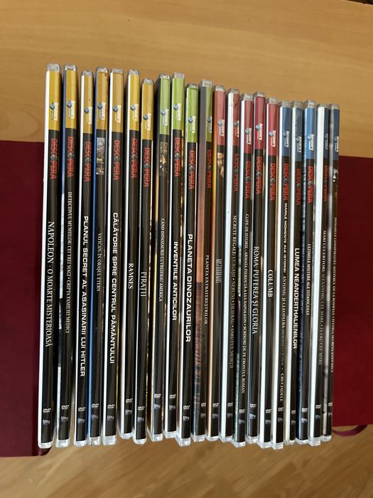 Colecție DVD-uri Discovery – Descoperă – Istorie, Napoleon, Hitler, Dinozauri etc.