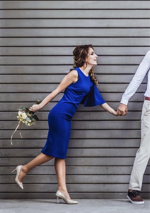 Rochie albastra Nissa 36