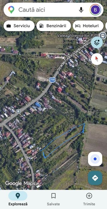 Teren de vânzare Valea Voievozilor