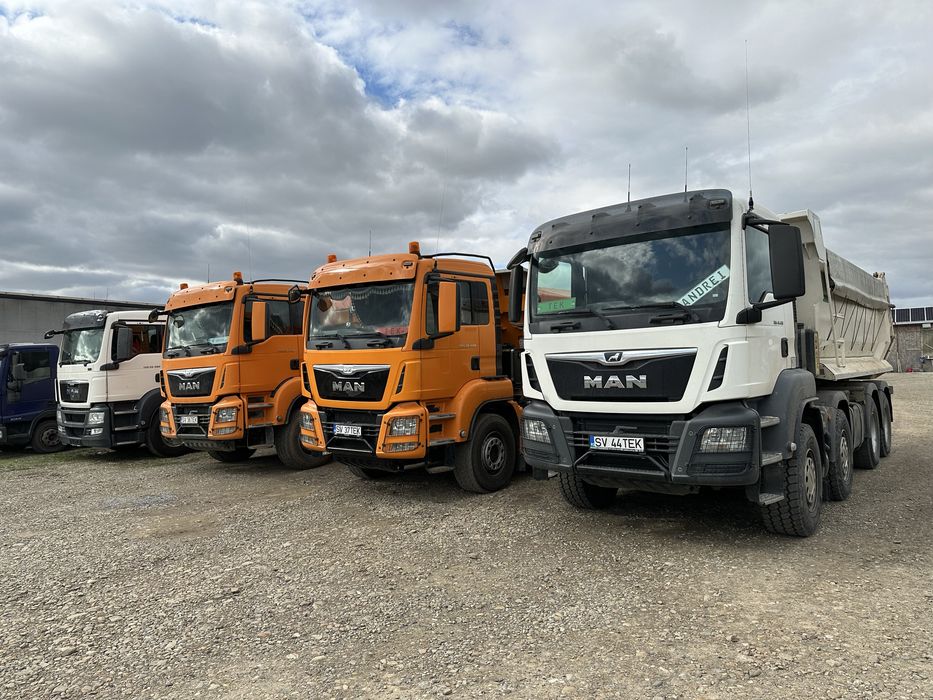 Inchiriez Autobasculante 8x4 si Autobasculante Articulate