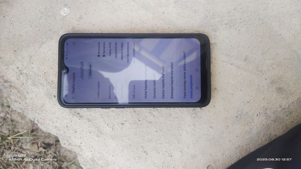 Samsung A10s holati yaxshi