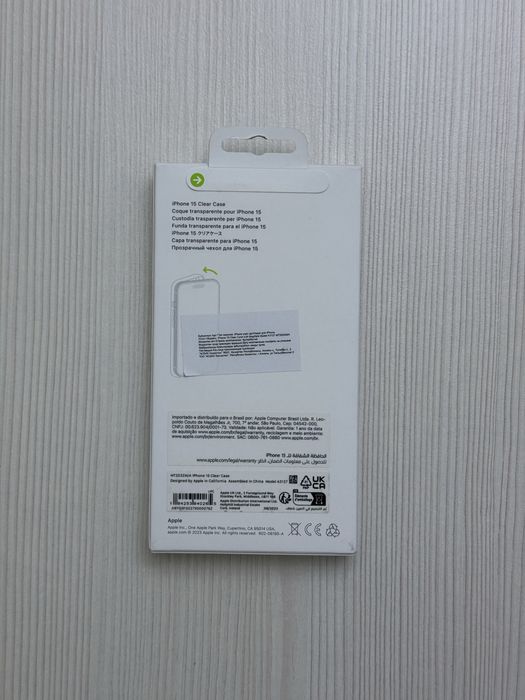 Чехол iPhone 15 Clear Case with MagSafe