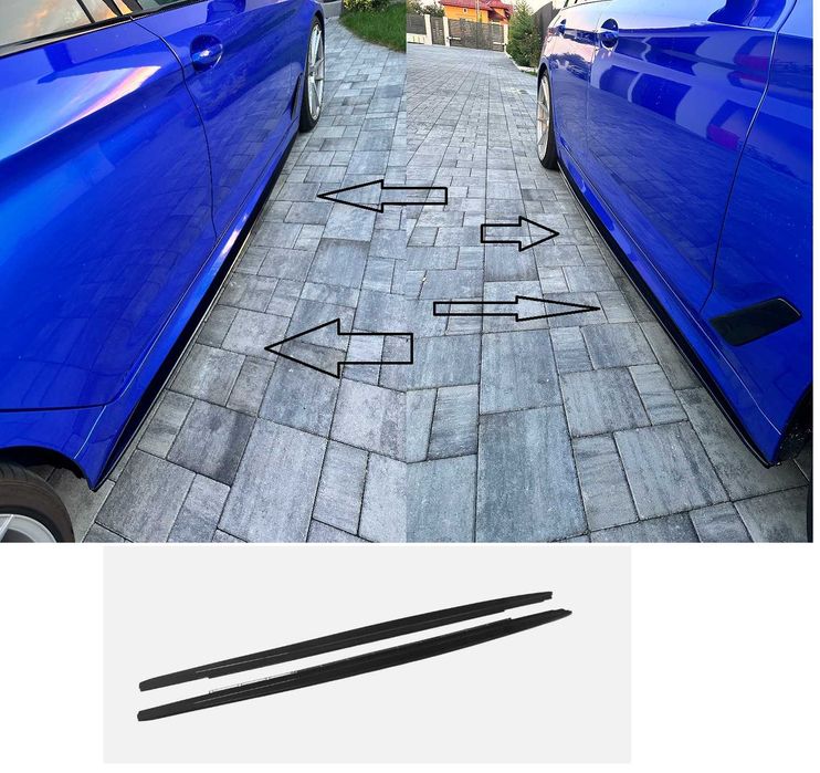 Extensii Praguri laterale BMW Seria 5 G30 G31 2017-2023 Negru Lucios