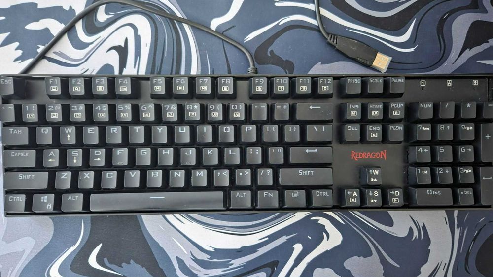 Tastatura Redragon Mitra K551-1 Switchuri Blue RGB Rosu