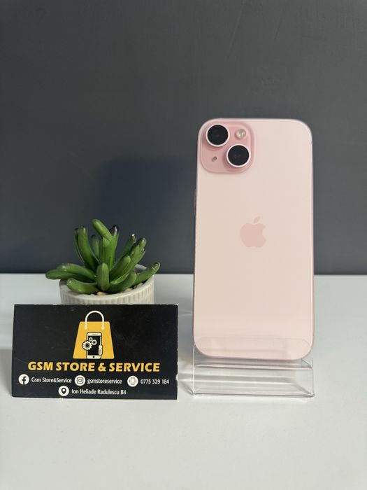 Iphone 15 128Gb Pink 2 Ani Garantie Gsm Store&Service