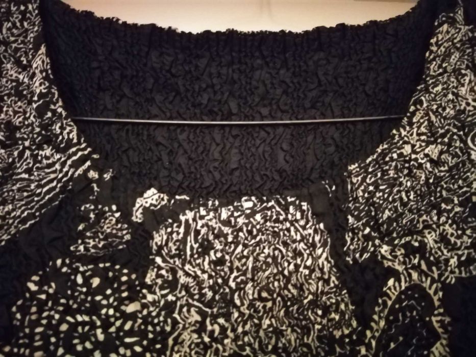 Compleu din matase vegetala creponata