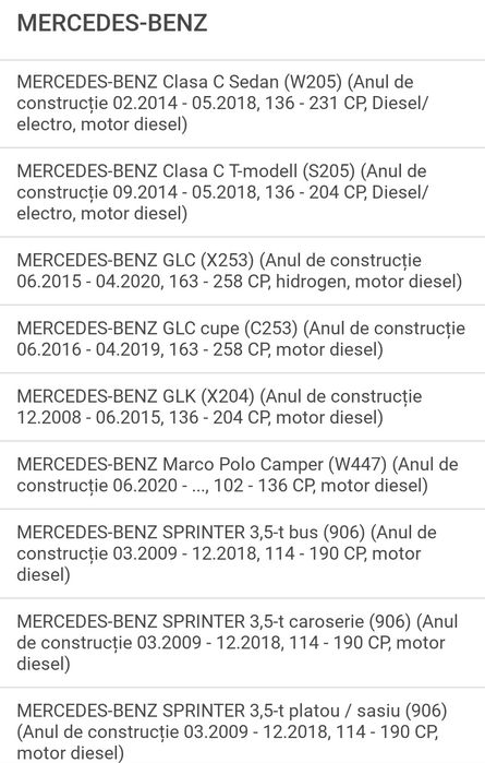 Senzor Noxe Sprinter  Filtru de  Particule  A0009050608, A0009059601 TOATA  GAMA  DE  SENZORI  NOXE  PRODUSE  NOI  ORIGINALE  MERCEDES  Doar intrebati
