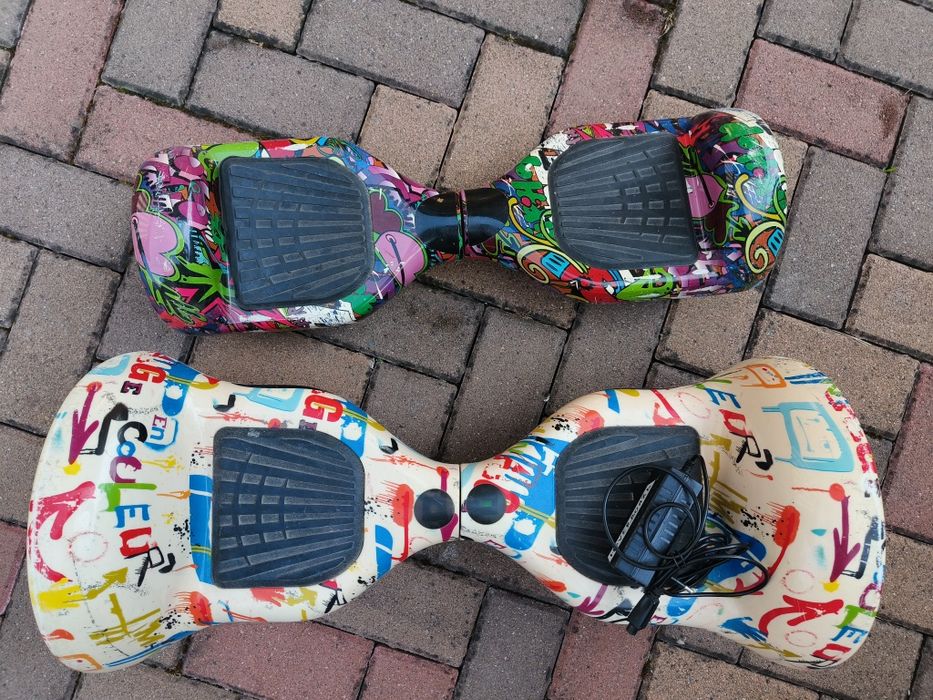 Hoverboard roti gonflabile.