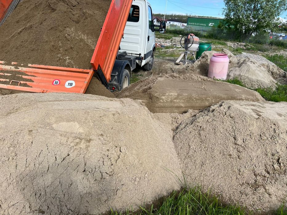 Transport Nisip, Pietris, Margaritar, Refuz de ciur