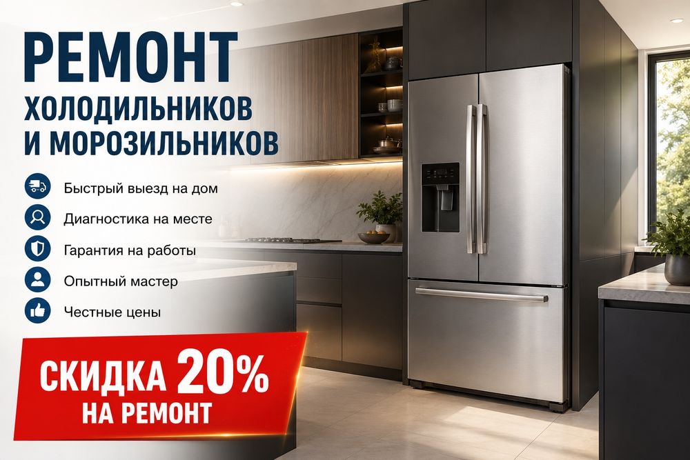 Ремонт холодильников и морозильников