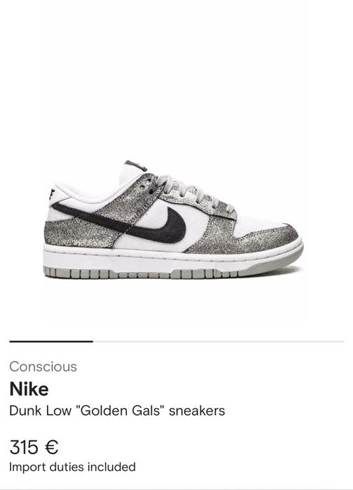 Nike dunk low “golden gals”