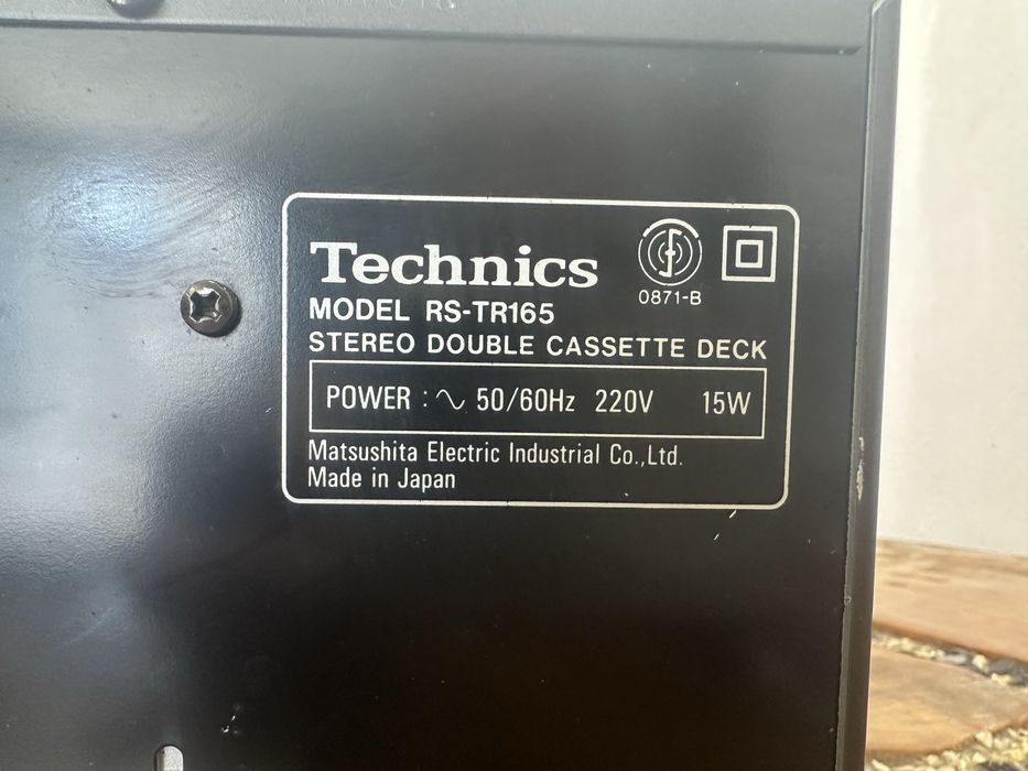 Deck technics RS TR165